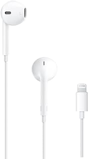 Apple EarPods Headphones with Lightning Connector, Wired Ear Buds for iPhone with Built-in Remote to Control Music, Phone Calls, and Volume