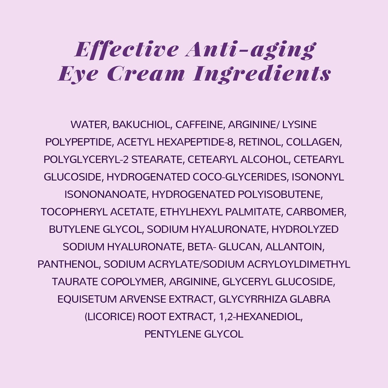 ANAI RUI Caffeine Bakuchiol Firming Eye Cream, Retinol & Peptide Eye Cream for Dark Circles, Puffiness, Wrinkles, Bakuchiol Alternative Retinol Eye Moisturizer for Under-Eye Skin Repair 0.5 FL OZ-7