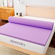 3 Inch Memory Foam Mattress Topper, Cooling Gel Mattress Topper for Queen(60"x80") Size Bed, Soft Mattress Topper,Back Pain Pressure Relief, Ventilated, No Flavor, CertiPUR-US Certified