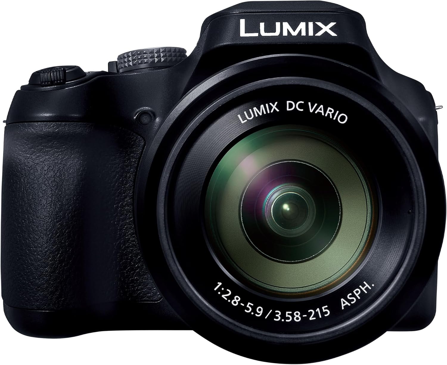 Panasonic LUMIX FZ80D Compact Camera with 20-1200mm Zoom Lens, Point and Shoot Digital Camera with 4K Video/Photo Recording and Power Optical Image Stabilizer - DC-FZ80D-0