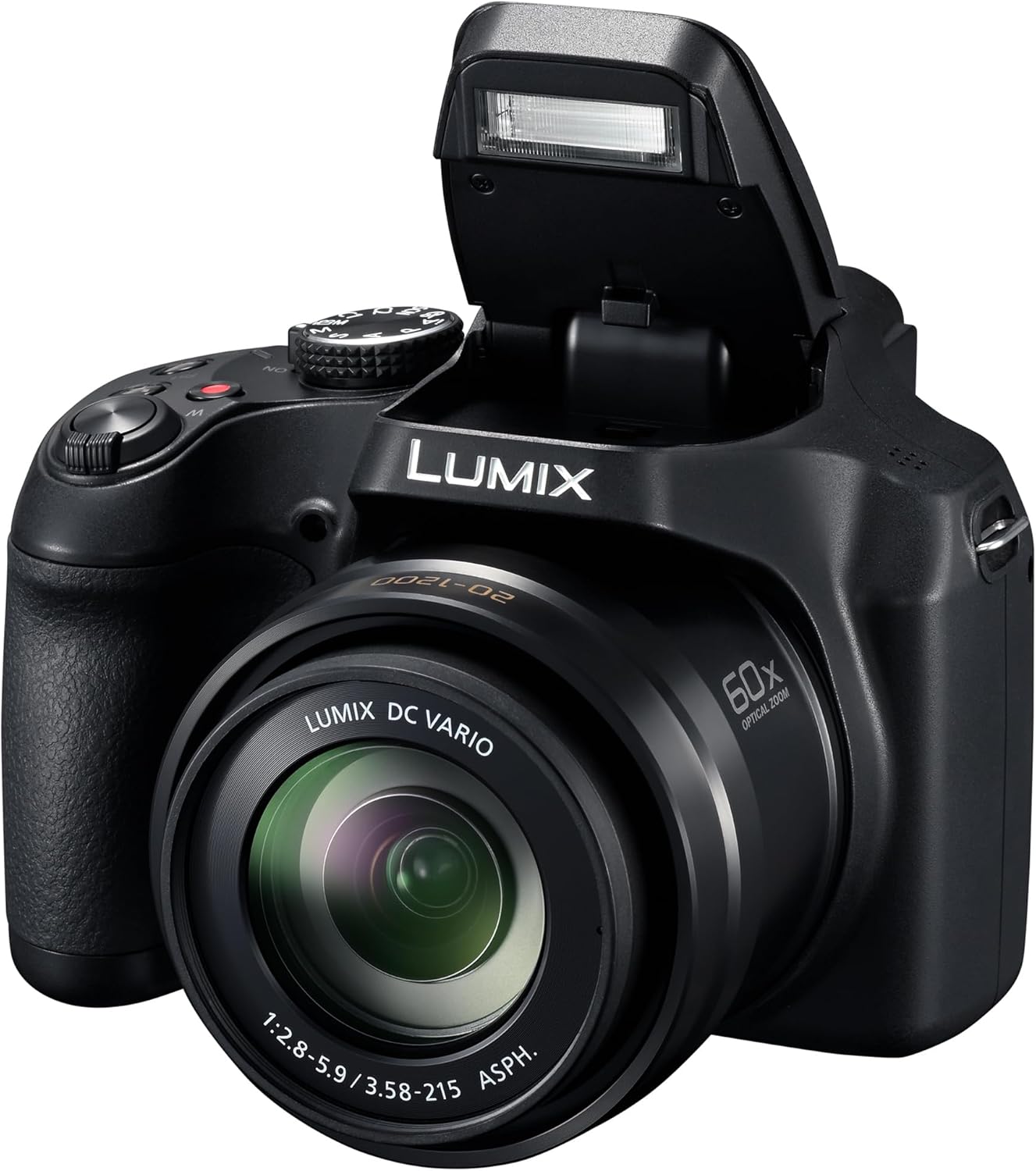 Panasonic LUMIX FZ80D Compact Camera with 20-1200mm Zoom Lens, Point and Shoot Digital Camera with 4K Video/Photo Recording and Power Optical Image Stabilizer - DC-FZ80D-10