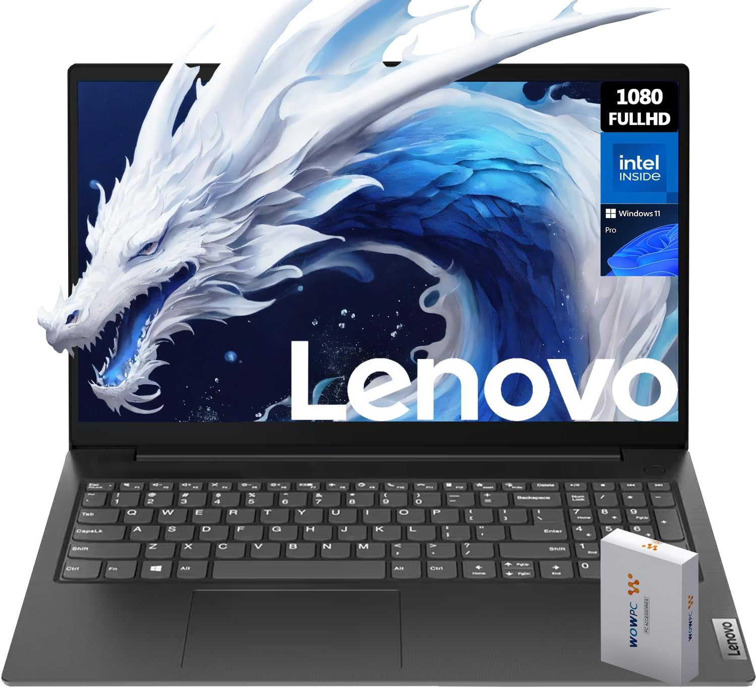 Lenovo Newest V15 Essential Laptop | 16GB RAM | 1TB SSD | 15.6" FHD (1920 x 1080) Display | Intel Quad-core Processor | Ethernet RJ-45 | Windows 11 Pro | WOWPC 500GB External HDD-0