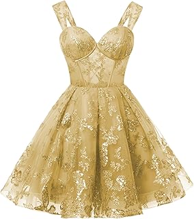 TIRAS Sequin Appliqued Butterfly Sparkly Tulle Homecoming Dresses 2024 Short Cocktail Party Dress