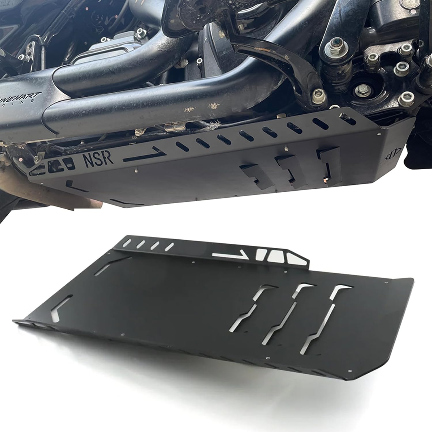 Motorcycle Skid Plate for Harley Touring Street Glide Road Glide CVO 121 Road Glide ST 2024 Aluminium Skid Plate Lower Engine Base Chassis Guard Kit Accessories-0