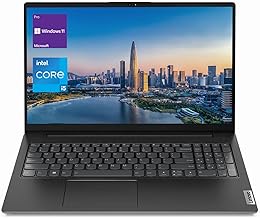 Lenovo V-Series V15 Business Traditional Laptop, 15.6" FHD Display, Intel Core i5-1235U, 16GB RAM, 512GB SSD, Webcam, Numeric Keypad, HDMI, RJ45, Wi-Fi, Windows 11 Pro, Black