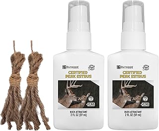 Certified Peak Doe Estrus for Hunting Spray| Doe Urine for Hunting | Whitetail Deer Scents & Attractants