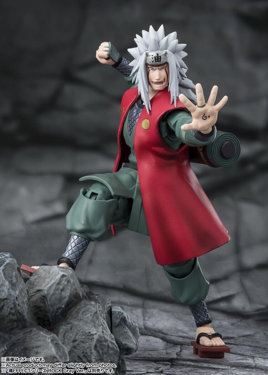 TAMASHII NATIONS Naruto Shippuden 6 Inch Action Figure S.H. Figuarts Exclusive - Jiraiya-1