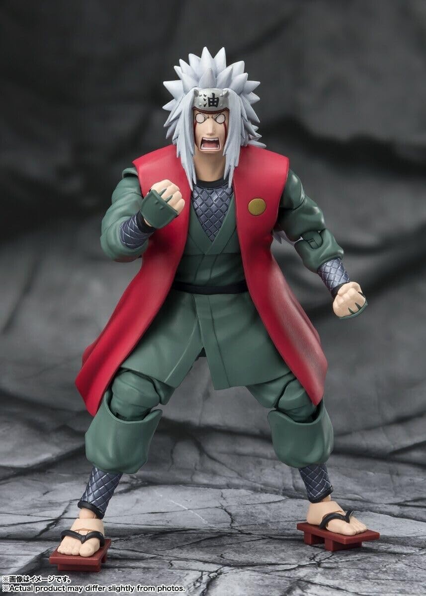 TAMASHII NATIONS Naruto Shippuden 6 Inch Action Figure S.H. Figuarts Exclusive - Jiraiya-2