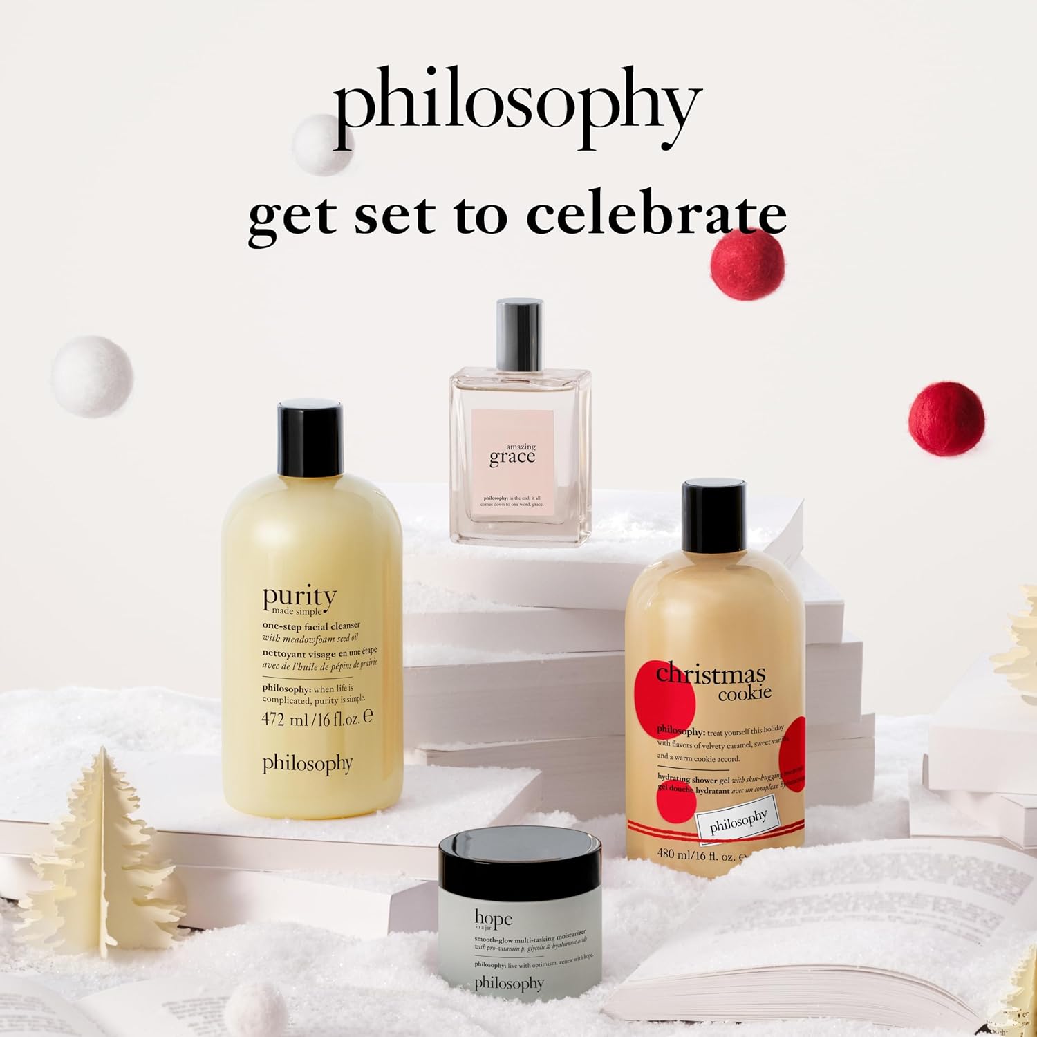 philosophy holiday 3-in-1 shampoo, shower gel & bubble bath - luxurious rich & lathering formula - skin is left soft & moisturized - hair is left clean & conditioned-6