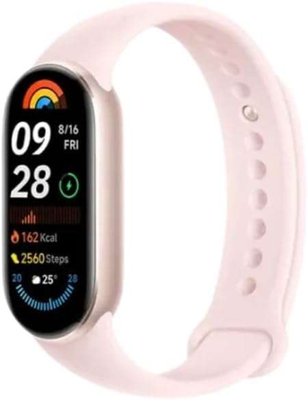 Xiaomi Smart Band 9 Global Version (2024) 1.62" Amoled Display | 233 mAh Battery | up to 21 Days of Battery Life | Over 150 Workout Modes | BT 5.4 | 50M Water Resistant - Mystic Rose-3