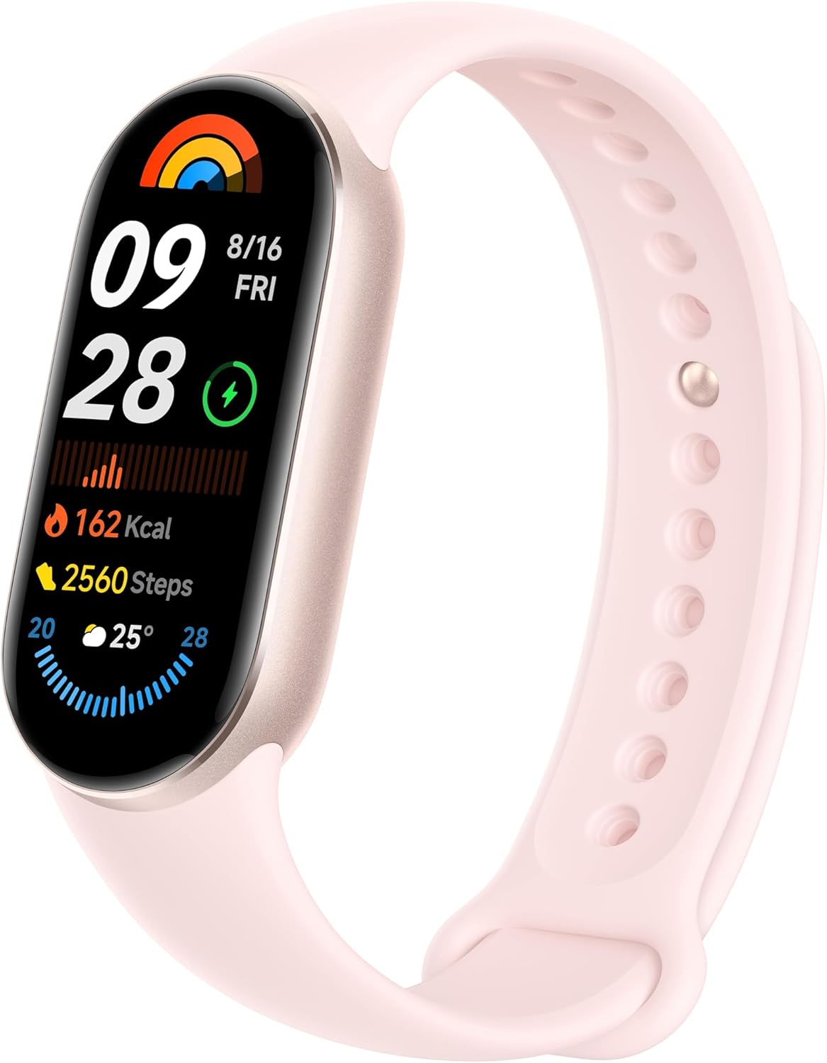 Xiaomi Smart Band 9 Global Version (2024) 1.62" Amoled Display | 233 mAh Battery | up to 21 Days of Battery Life | Over 150 Workout Modes | BT 5.4 | 50M Water Resistant - Mystic Rose-4