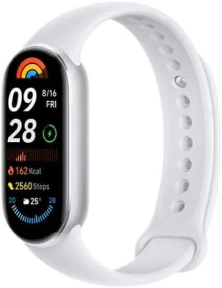 Xiaomi Smart Band 9 Global Version (2024) 1.62" Amoled Display | 233 mAh Battery | up to 21 Days of Battery Life | Over 150 Workout Modes | BT 5.4 | 50M Water Resistant - Glacier Silver-2