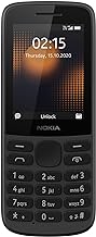 Nokia 215 | GSM | Unlocked Mobile Phone | 4G | International Version | Black