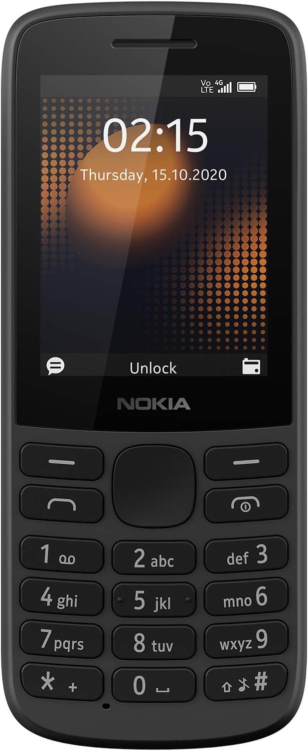 Nokia 215 | GSM | Unlocked Mobile Phone | 4G | International Version | Black-0