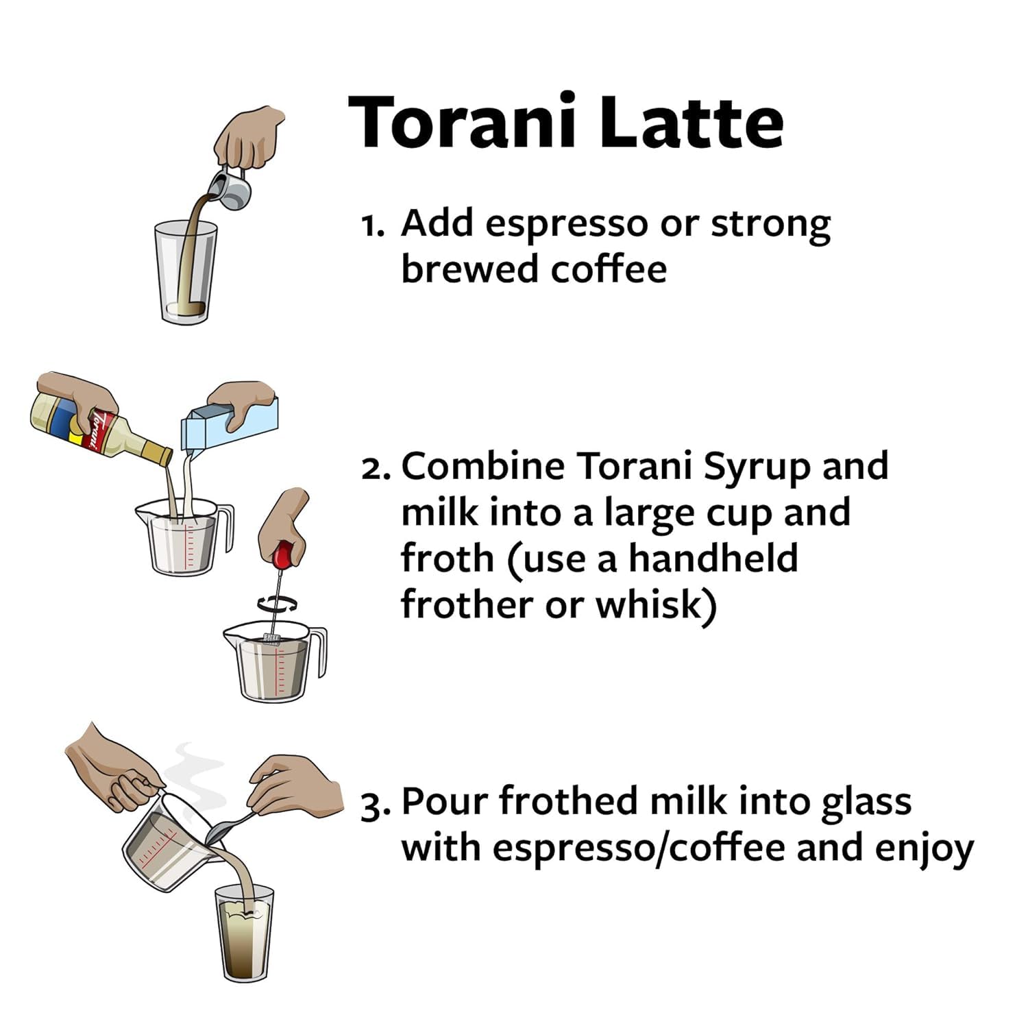 Torani Syrup Variety Packs, Sugar Free Coffee Favorites, 25.4 fl oz Bottle (Pack of 4)-4