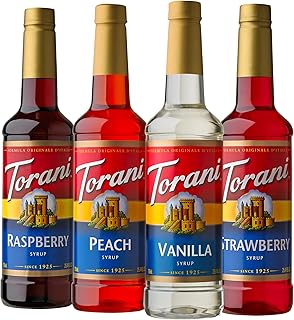 Torani Syrup Variety Packs, Soda Shop, 25.4 fl oz Bottle (Pack of 4)