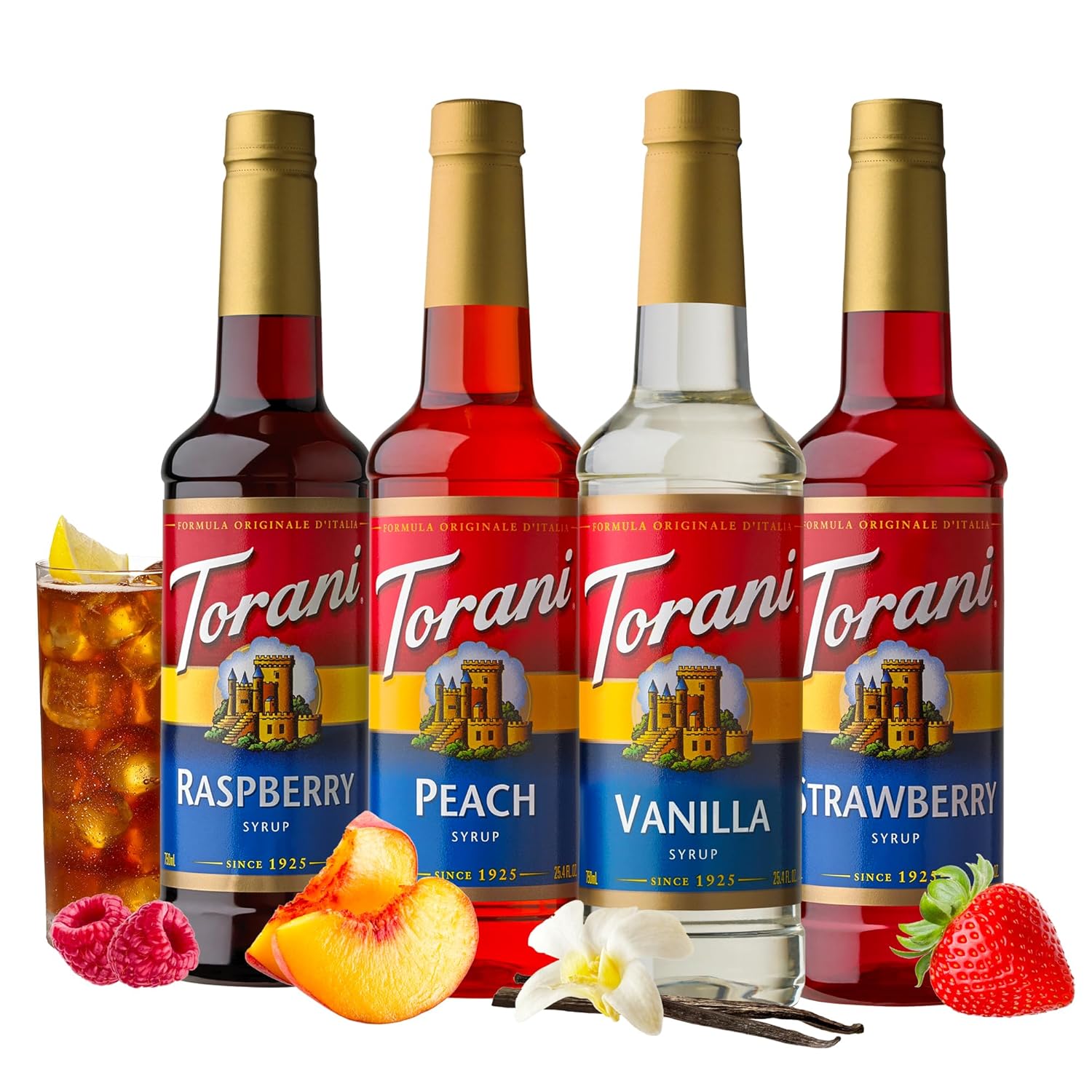 Torani Syrup Variety Packs, Soda Shop, 25.4 fl oz Bottle (Pack of 4)-1