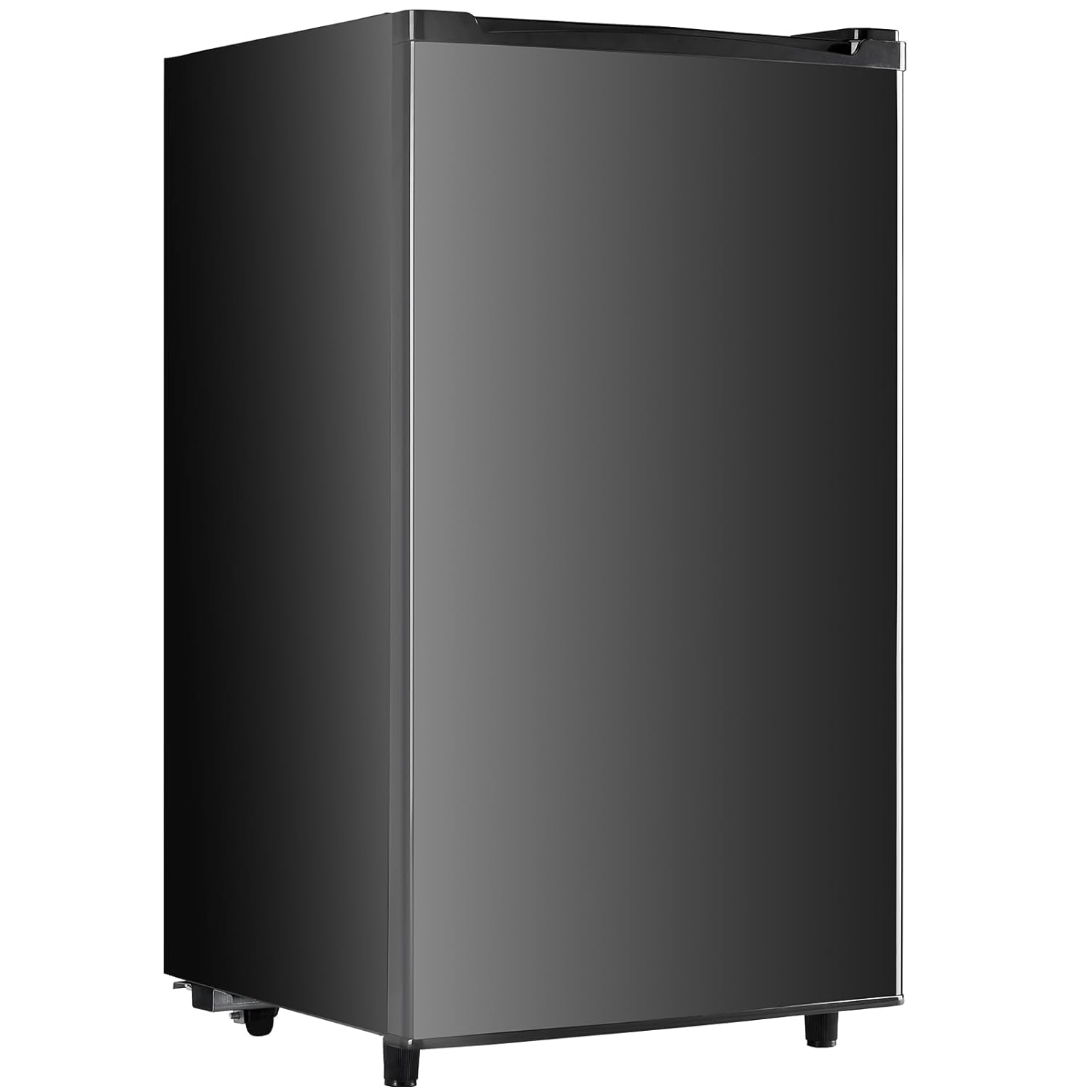 Sweetcrispy 3.2 Cu.Ft Mini Fridge with Freezer Small Refrigerator Single Door Adjustable Thermostat Energy-efficient Low Noise, Compact Fridge for Bedroom, Office, Dorm (Black)-1