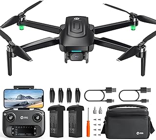 Holy Stone GPS Drone with 4K EIS Camera for Adults, HS175G 249g Foldable RC Quadcopter with Auto Return, Follow Me, 60 Mins Flight Time, Battery Fast Charge, Headless Mode, Upgraded HS175D