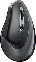 Nulea M513 Wireless Vertical Mouse, 2.4G USB Connection Ergonomic Mouse, Adjustable DPI 800/1200/1600, Carpal Tunnel Mouse with Comfy Tracking, 5 Buttons Mouse for Laptop, PC, Desktop, Windows, Mac OS