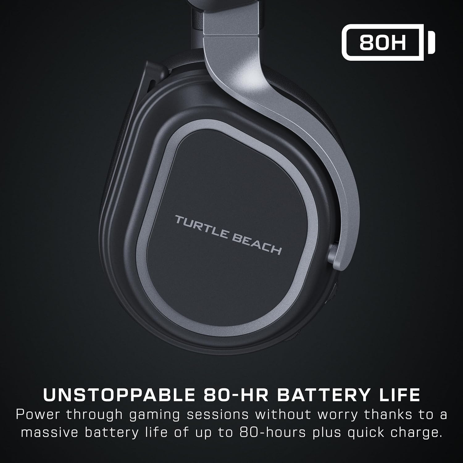 Turtle Beach Stealth 700 Gen 3 Wireless Multiplatform Amplified Gaming Headset for PC, PS5, PS4, Mobile – 24-bit Audio, 60mm Drivers, High-Bandwidth Microphone, Bluetooth, 80-Hr Battery – Black-4