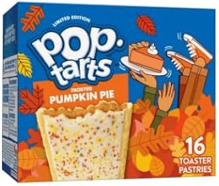 Pop Tarts Frosted Pumpkin Pie, Limited Edition 16 Toaster Pastries