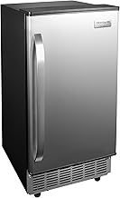 Frigidaire FGIC3600 80 LBS/36 KGS Capacity Commercial Ice Maker, Built in Undercounter (Stainless Steel), Silver