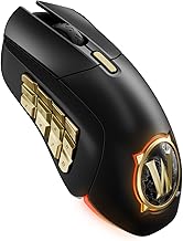 SteelSeries Aerox 9 Wireless: World of Warcraft Edition — Free in-Game Item — MMO Gaming Mouse — 18 Programmable Buttons — Lightweight — Bluetooth/2.4GHz — 18K DPI TrueMove Air Sensor