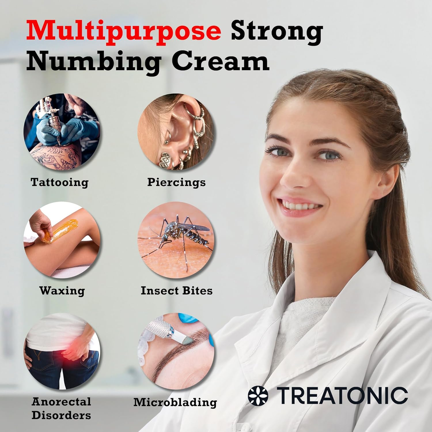 Lidocaine Tattoo Numbing Cream: Painless 5% Lidocaine Tattoo Numbing Cream for Tattoos- Topical Anesthetic Numb Maximum Strength for Tattoo, Piercing, Injection, Waxing, Microneedling - 2.1 oz/60 g-4