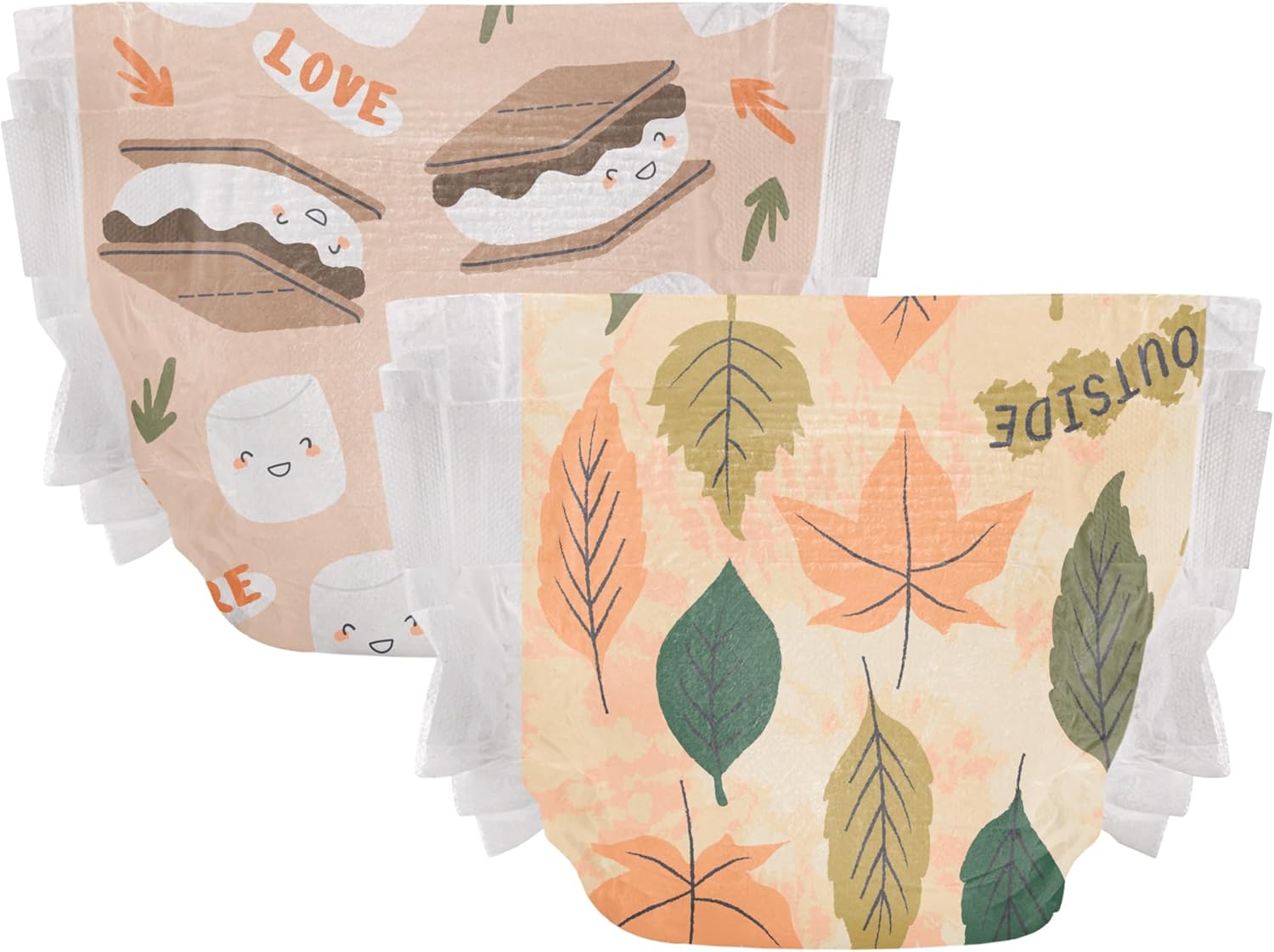 The Honest Company Clean Conscious Diapers | Plant-Based, Sustainable | Fall '24 Limited Edition Prints | Club Box, Size 3 (16-28 lbs), 62 Count-1