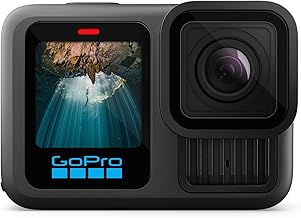 GoPro HERO13 Black - Waterproof Action Camera with 5.3K60 Video, 27MP Photo + Compatability with HB-Series Lenses