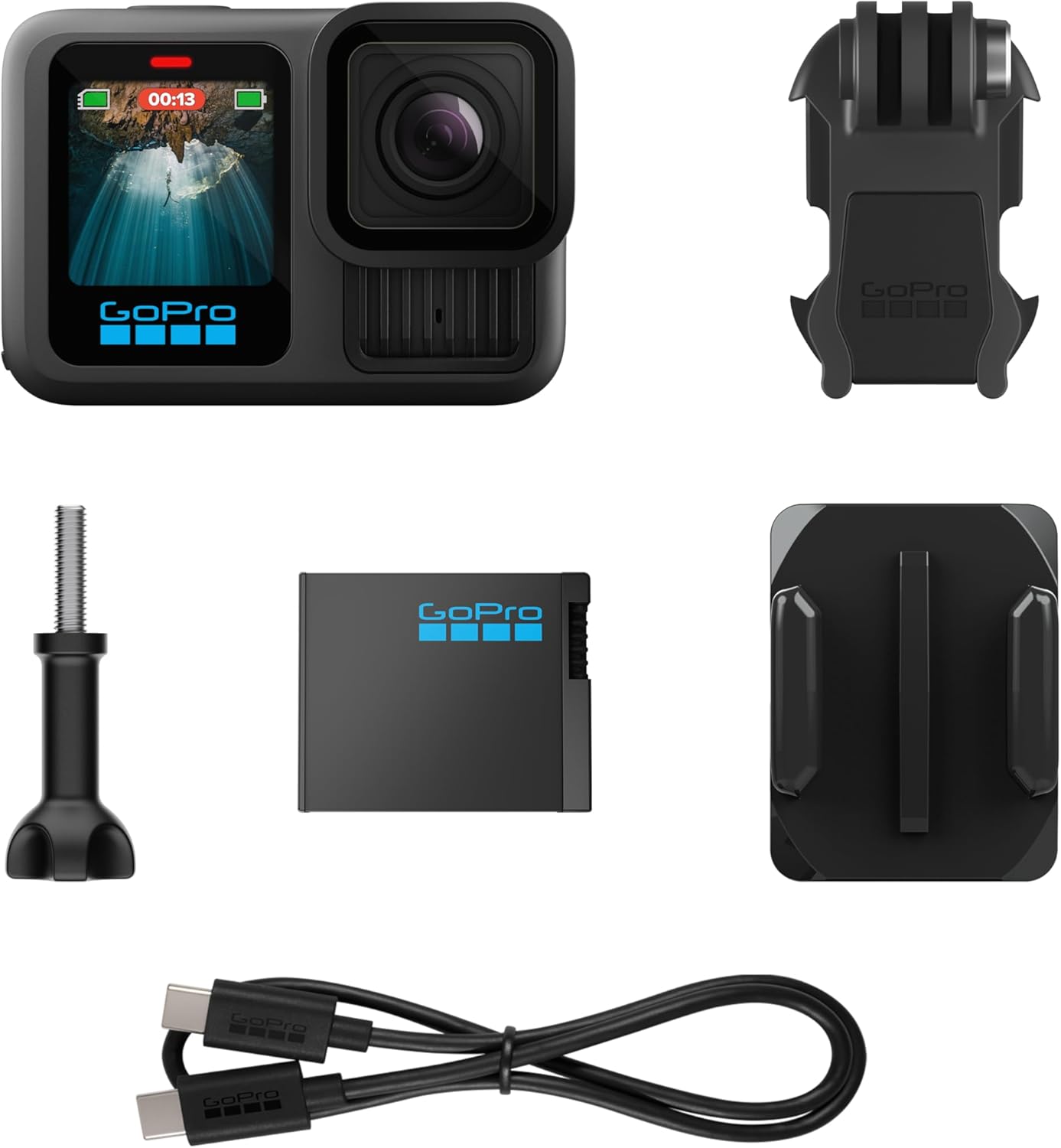 GoPro HERO13 Black - Waterproof Action Camera with 5.3K60 Video, 27MP Photo + Compatability with HB-Series Lenses-3