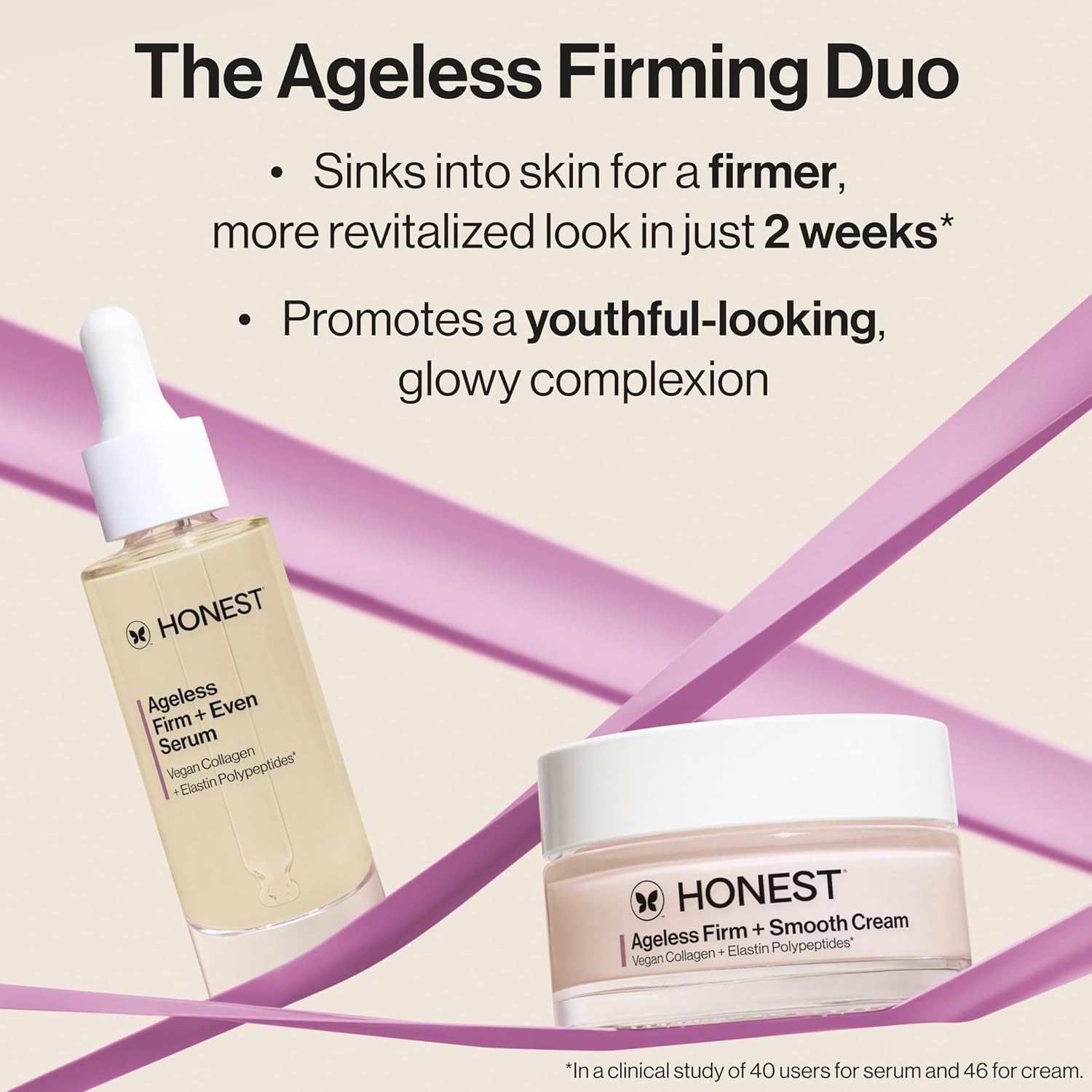 Honest Beauty Ageless Firm and Even Serum | Powered by Vegan Collagen and Elastin Polypeptides | Firmer-Looking Skin and Even Tone | Fragrance Free, EWG Verified, Vegan, Cruelty-Free | 1 fl oz-7