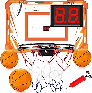 Door Basketball Hoop for Kids and Adults, 1 Pack（Orange）