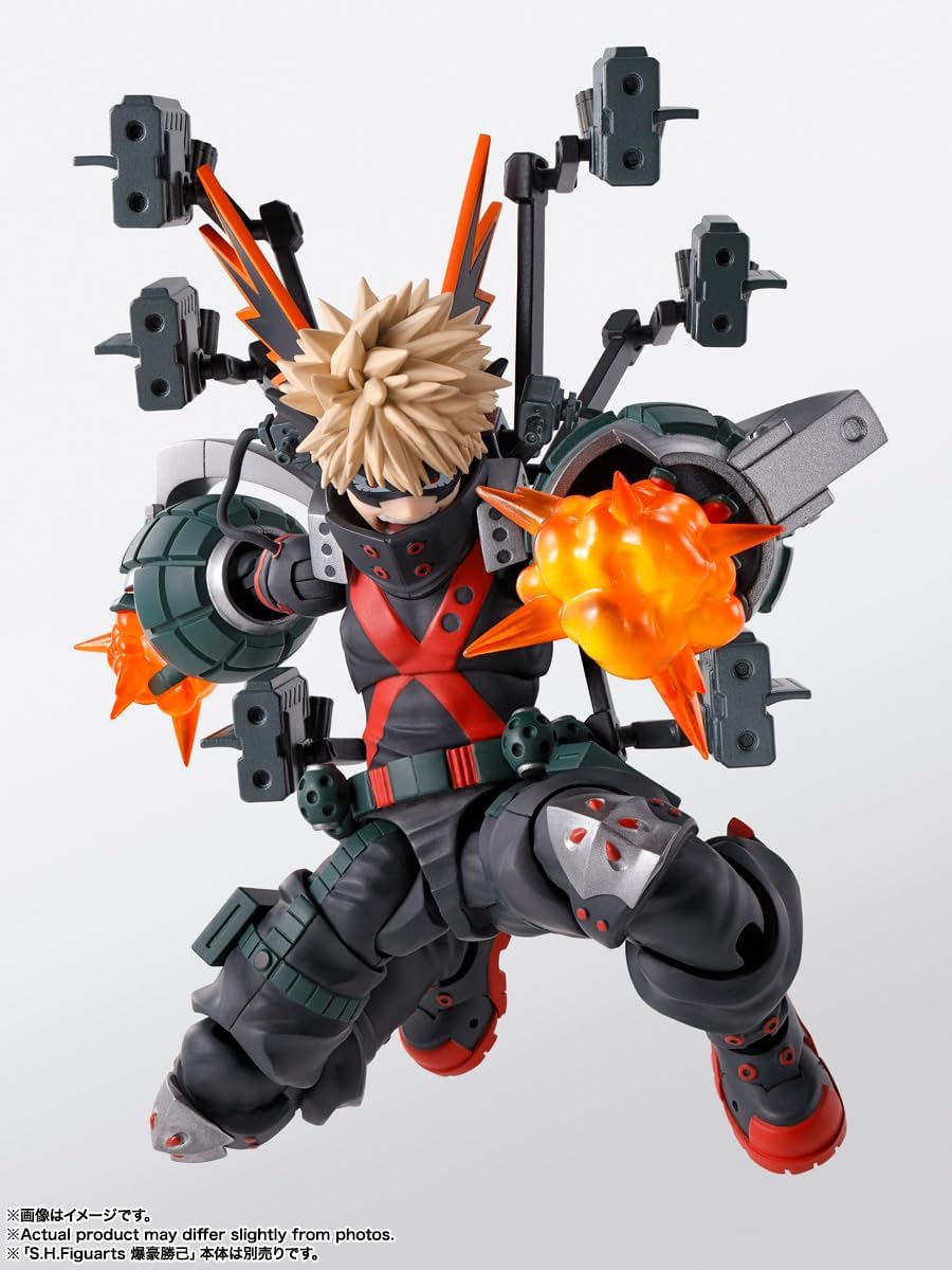 TAMASHII NATIONS - My Hero Academia - Izuku Midoriya & Katsuki Bakugou Plus Ultra Option Parts Set, Bandai Spirits S.H.Figuarts Action Figure-10