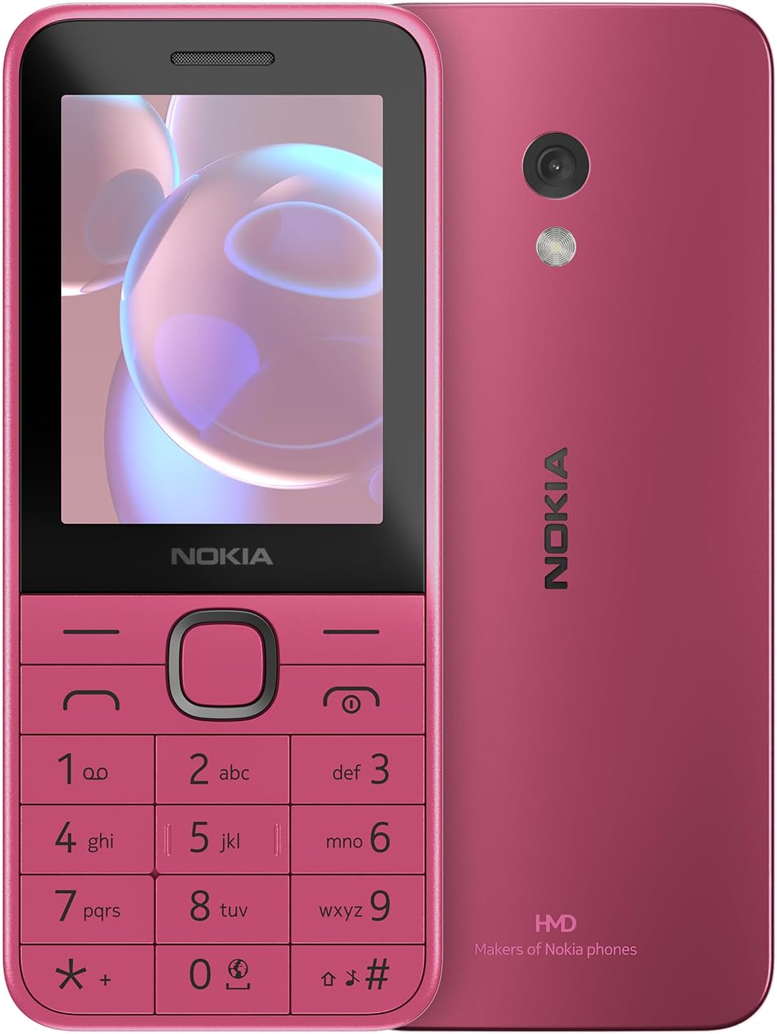 Nokia 225 4G (2024) | Dual SIM | GSM | Unlocked | International Version | Pink-0