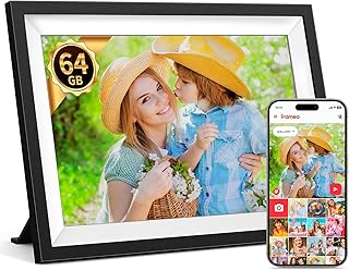 Frameo 10.1 Inch WiFi Digital Picture Frame,64GB Large Memory,1280x800 HD IPS Touch Screen,Electronic Photo Frame, Auto-Rotate,Share Photos or Videos Instantly via Frameo App from Anywhere