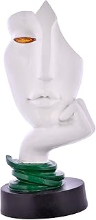 KSampada Crafts Human Face Statue Sculpture Figurine Showpiece for Home Dcor Living Room Bedroom Center Table Wall Shelf Decoration Items