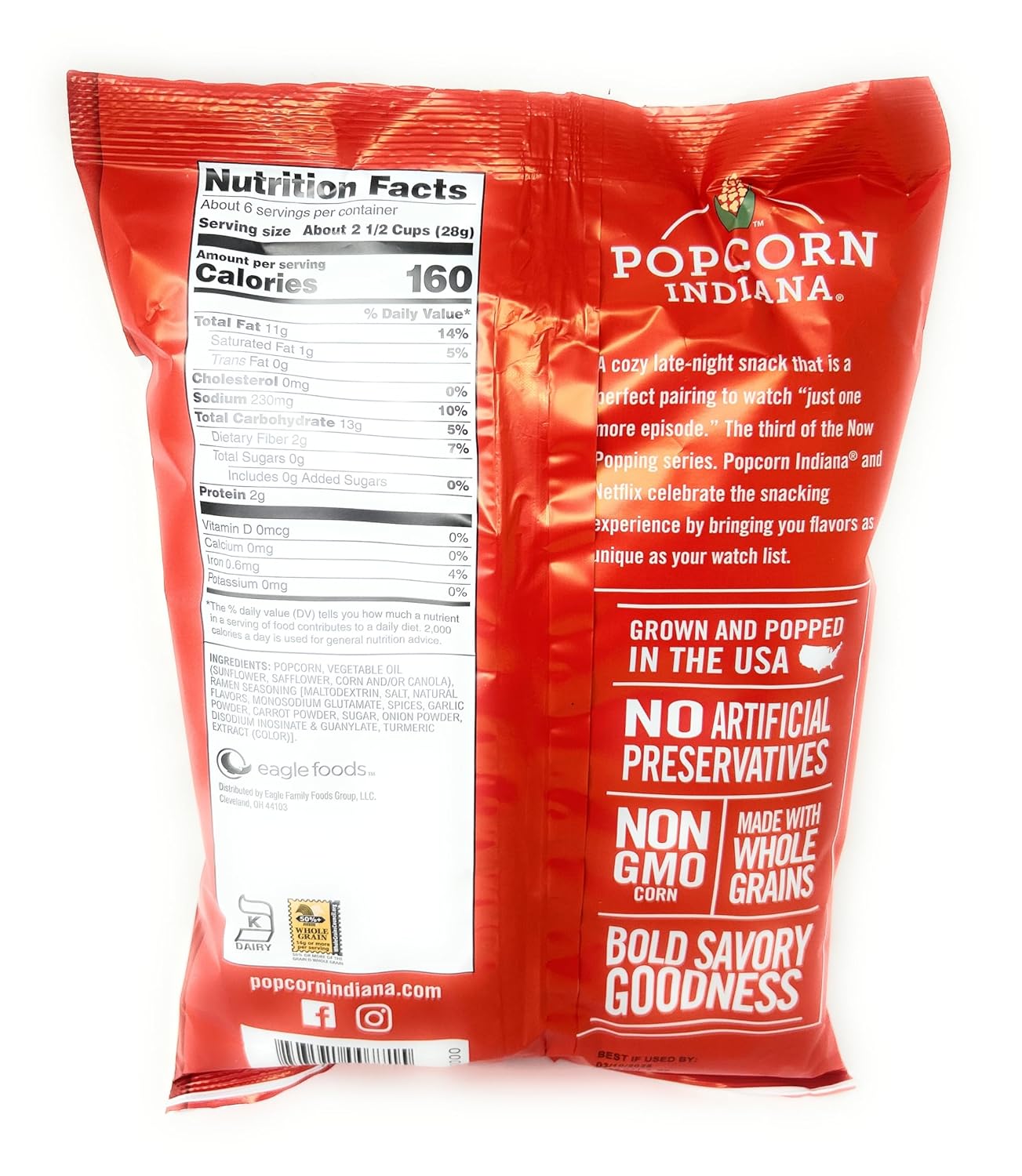 Netflix Now Popping Late Night Ramen Popcorn 6oz - 1 bag-2