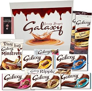 Chocolate Box Ultimate Luxury Chocolate Candy Variety Pack Gift Baskets for Women & Mens-Cards,Hot Chocolate,Orange Ripple,Tripple Treat Salted Caramel & More for Christmas, Birthday Movie Candy Boxes