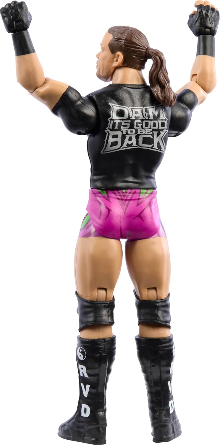 Mattel WWE Rob Van Dam Action Figure, Main Event Series #151 6-inch Collectible with 10 Articulation Points & Life-Like Look-4