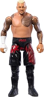 Mattel WWE Solo Sikoa Action Figure, Main Event Series #151 6-inch Collectible with 10 Articulation Points & Life-Like Look