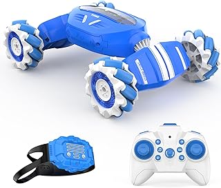 Gesture Sensing RC Stunt Remote Control Car for Kids Off-Road, BlackBlue