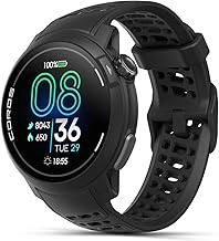 COROS PACE Pro GPS Sport Watch, 1.3-inch AMOLED Touchscreen, Fastest in Class Processor, 20 Days Battery Life, Navigation with Global Offline Maps, Sleep Tracking, Running, Cycling, Swimming- Black